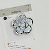 Korea Cute Glitter Flower Phone Griptok Grip Tok Stand Holder For iPhone Universal Accessories Finger Tips Bracket