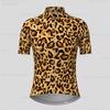 2026 Women Clothing Sets Leopard Print Cycling Jersey Summer Cycling Shorts Woman Clothes Mountain Bike Bicycle Set Sportwear