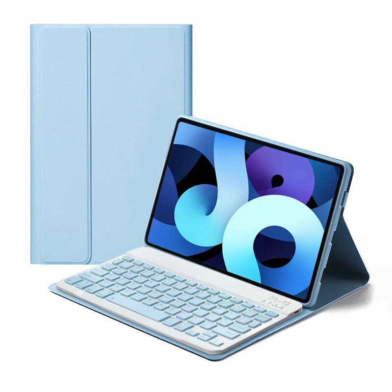 Detachable Leather Bluetooth Keyboard Case for Xiaomi Tablet 7/Redmi Pad 11.2