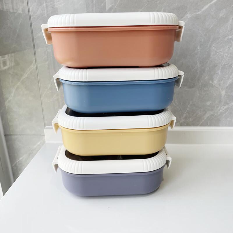 ZISIZ 304 Stainless Steel Divided Insulated Bento Box