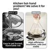 Creative Anti-hot Bowl Plate Clips Non-Slip Hot Bowl Gripper Dish Lifter Clamp  Food Preparation