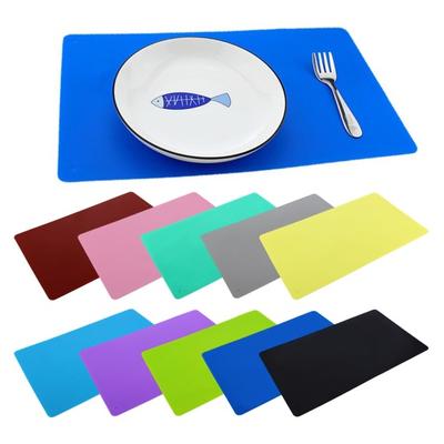 Tovaglietta in silicone resistente al calore impermeabile tappetino per pasti con bordi rialzati antiscivolo antimacchia tappetino da forno per bambini artigianato protezione piano di lavoro