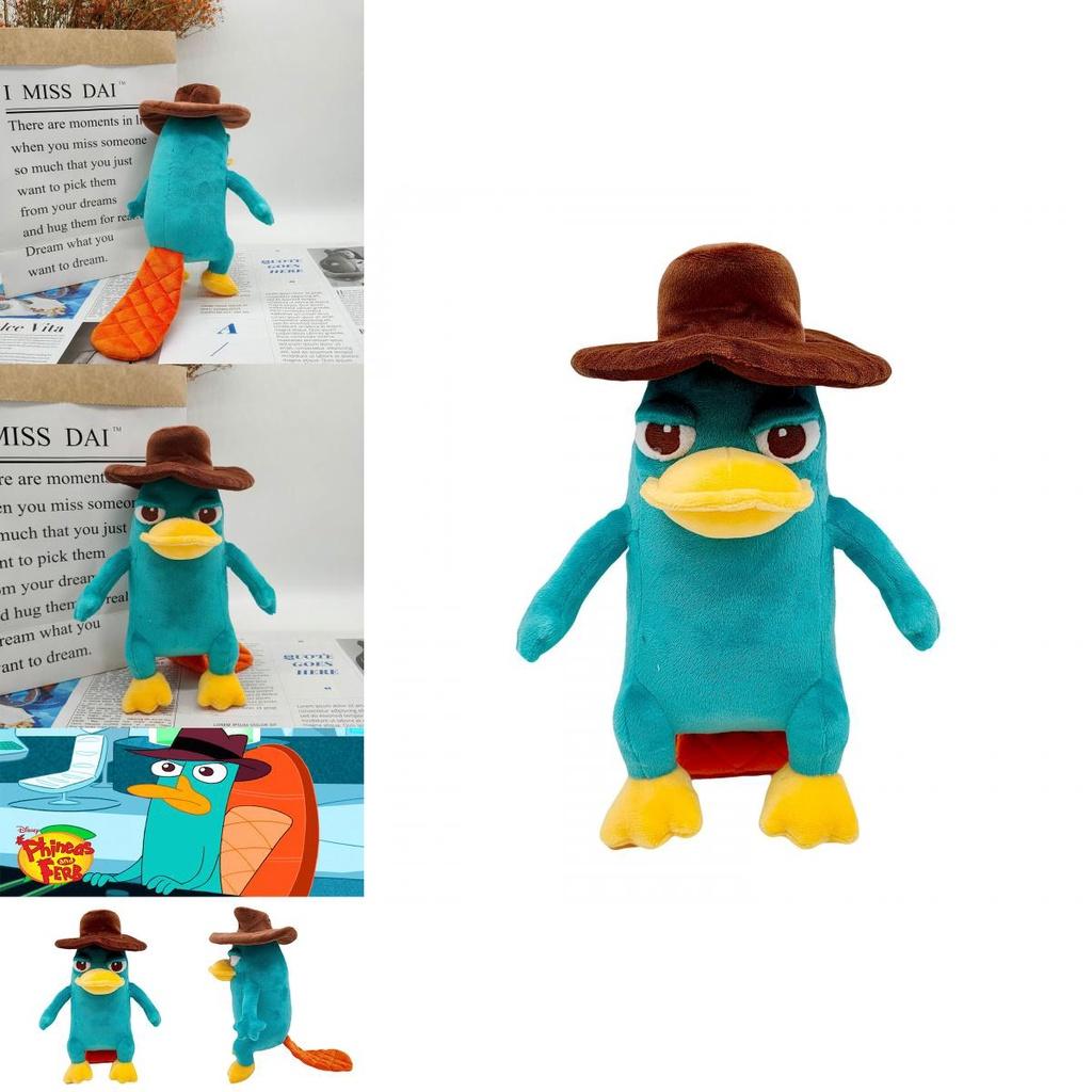 9.8in Perry The Platypus Plush Doll Soft Stuffed Animal Toy Kids Xmas Gift