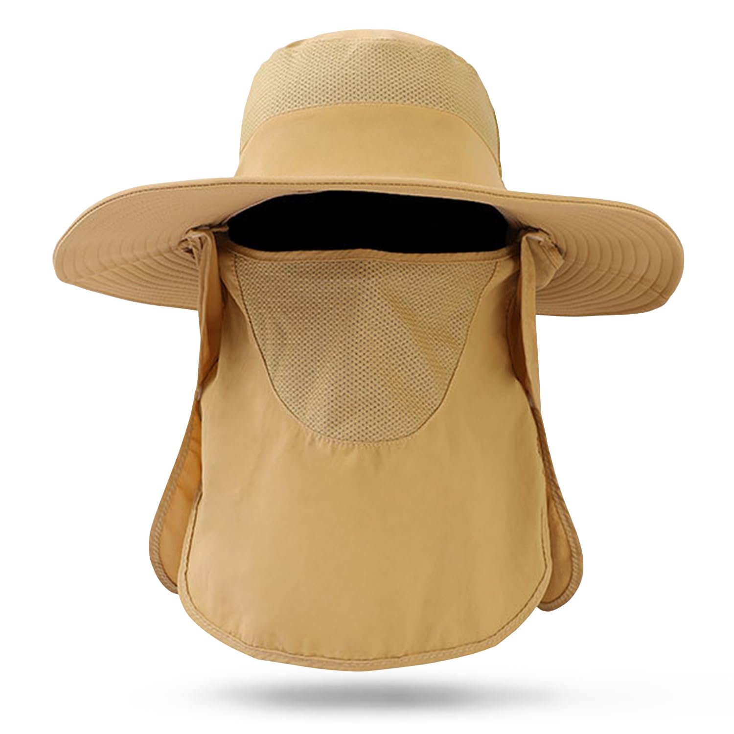

Pawinpaw Safari Fishing Hat with UV Sunshade UPF and Wide Sun Large UV with Chin Unisex for Farm and Fishing Numeric Men s 360-Degree Protection,