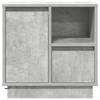Nightstand Concrete Grey 50 x 34.5 x 50 cm Particleboard