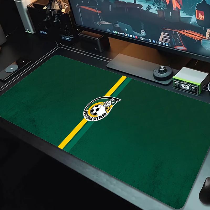 Fortuna Sittard Mouse Pad Large Gaming Table Cushion Nonslip Laptop Tablet Big Mousepad Xxl Mat Mini Pc Playmat With Lock Edge