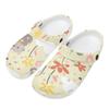 Women Men EVA Clogs Fashion Printed Lightweight Soft Sole Slip On Garden Shoes Beach Pool Bathroom Home Casual Slippers Home Use