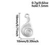 5pcs Kawaii Charm Flower Star Crab Stainless Steel Pendants For Jewelry Making Supplies Assorted Mini Charms In Bulk DIY Finding