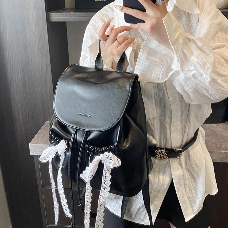 Niche Retro Backpack Women's 2025 New Spring and Summer Super Fire College British Style Schoolbag Casual Korean Backpack