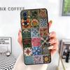 Italian Sicilian Style Floral Pattern Soft Phone Case for Samsung A17 A37 A57 A16 A26 A36 A56 A15 A25 A35 A55 A14 A24 A34 A54 A1