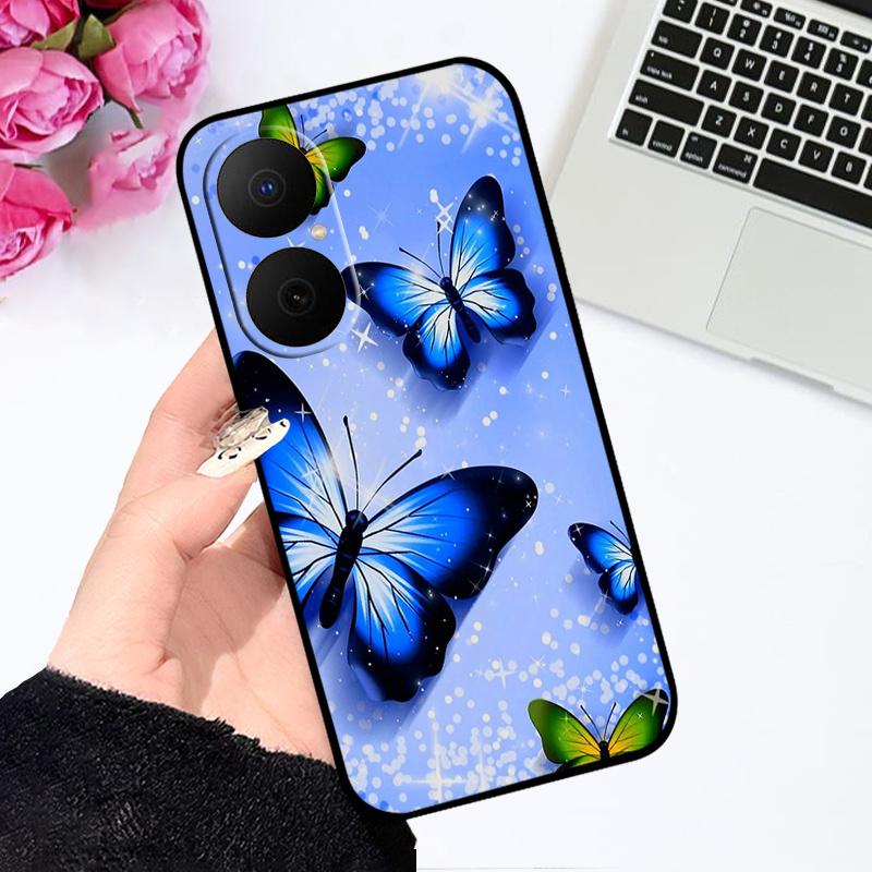 Case For Huawei Nova Y73 Fundas Oil Painted Silicone Back Cover For Huawei Enjoy 80 Soft Matte Phone Case JUY-AL00 Protect Shell