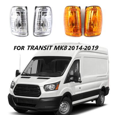 Left Right Car Side Rear Mirror Turn Signal Light Lamp Lens Cover For Ford Transit MK8 2014- BK31-13B381-AB