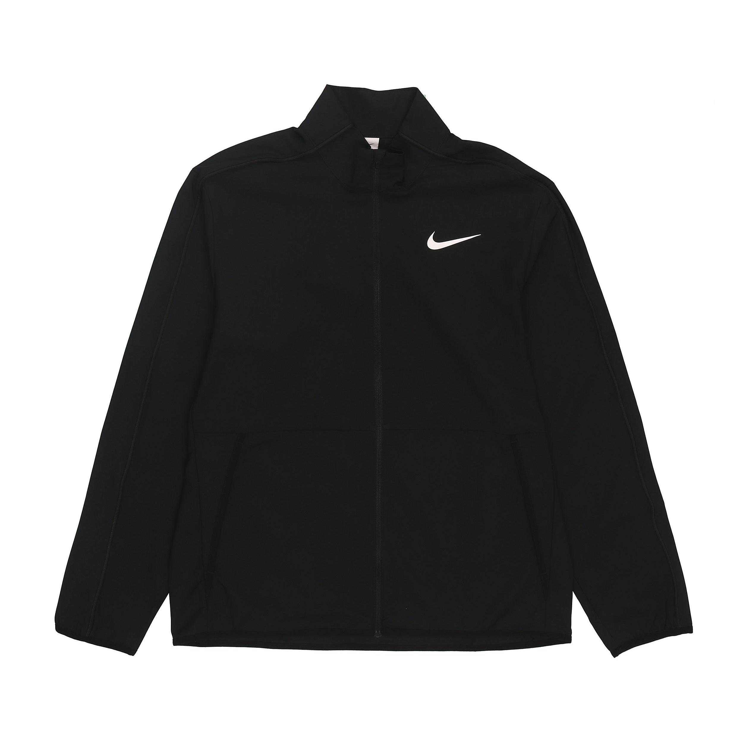 Nike Dri-FIT Solid Color Quick Dry Woven Training Sports Jacket Black Men s DM6620-011 M
