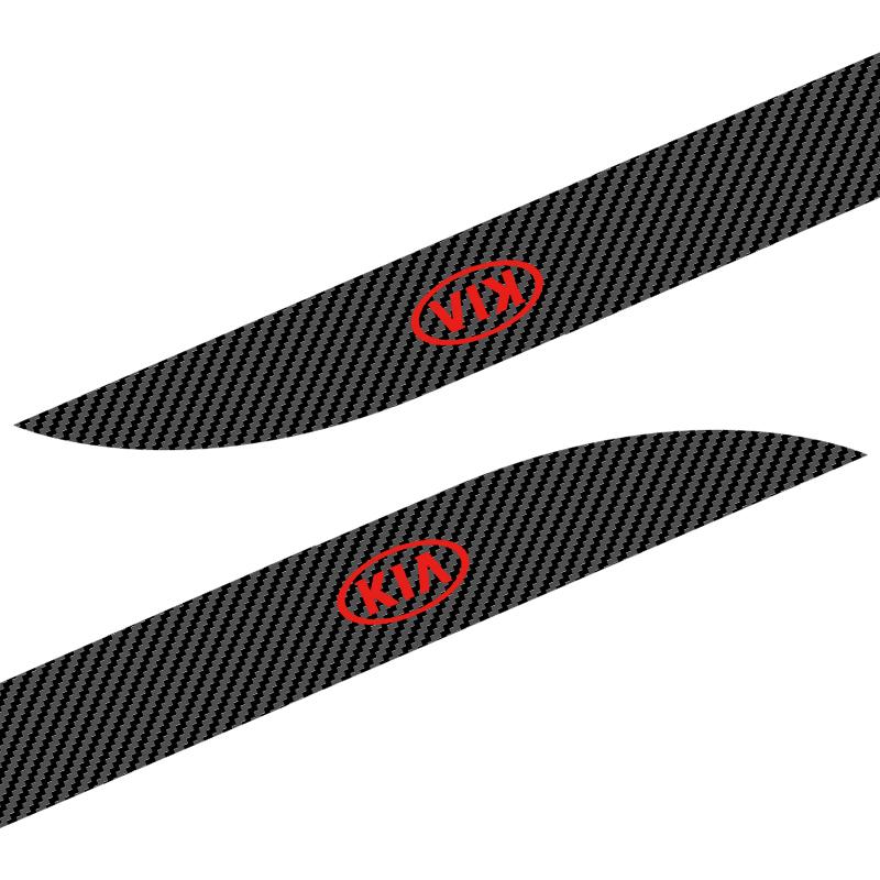 2 Buc/Set Carbon Autocolant Prag Laterale Ușă Mașină Antizgârieturi Autocolant Remodelare Pentru KIA Ceed Rio Sportage R K2 K3 K4 K5 K6 K7 K8 Soul Opeima Ceed