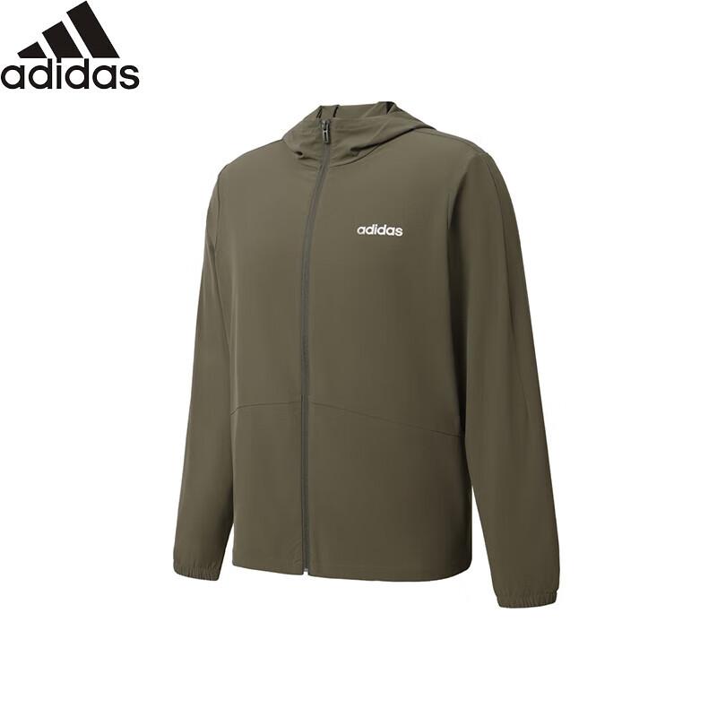 Adidas Men's Summer Hooded Windbreaker Jacket