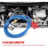 KIMISS R134a Refrigerant Recharge Hose, for R502 R12 R22, Gas Can Tap with Quick Connector, Refrigerant Bottle Fitting Pipe, Recharge Tool