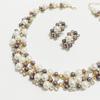 Two-Piece Light Luxury Choker Pearl Jewelry Sets Accessory Necklace Set  Banquet