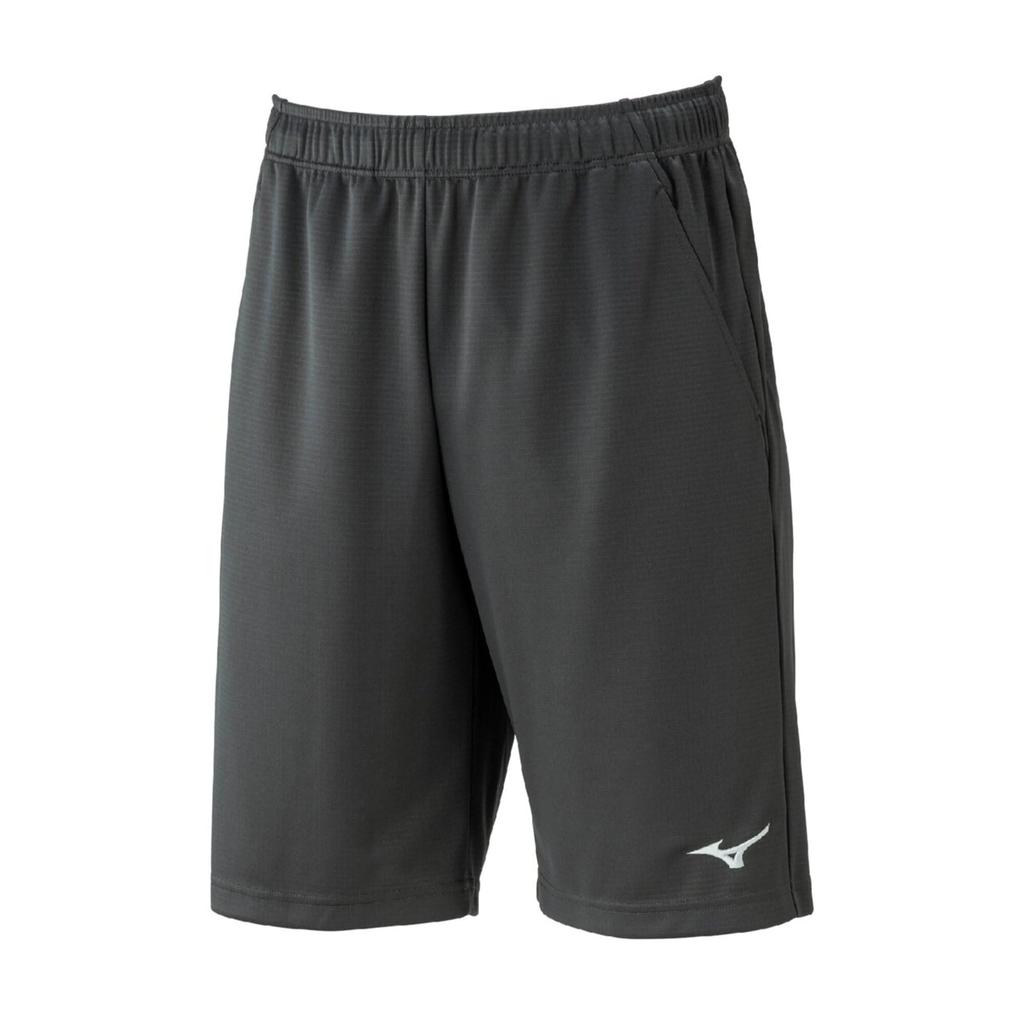 Mizuno NaviDry Knit Training UV UPF Current Model Charcoal XL Shorts, Sweat-Wicking, Quick-Drying, Protection, 15, (32MDC190), Men's, Gray/Silver,