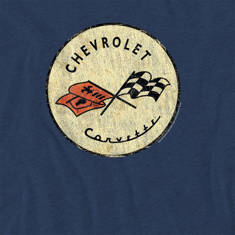 Chevrolet Unisex Adult Old Vette Heather T-Shirt