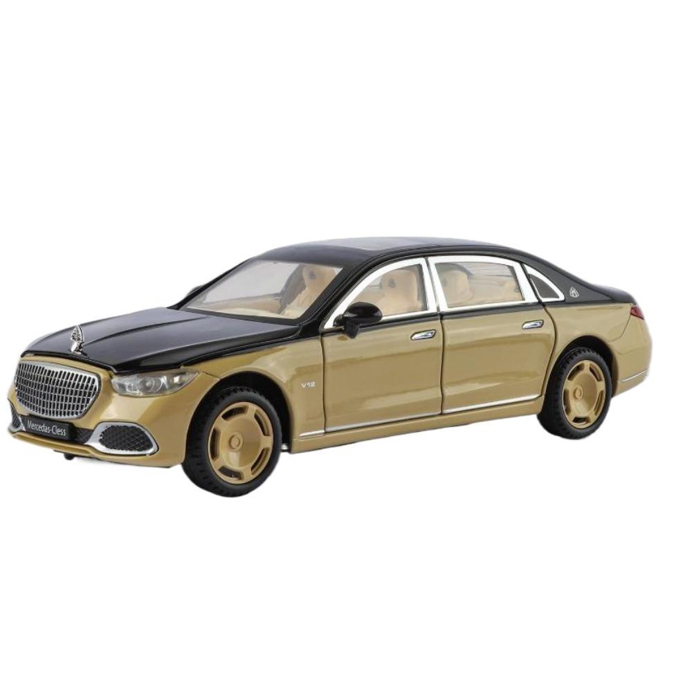 Key Control 1/24 Maybachs S680 Alloy Luxy Car Model Diecasts Metal Vehicles Car Model Simulation Sound Light Childrens Toys Gift