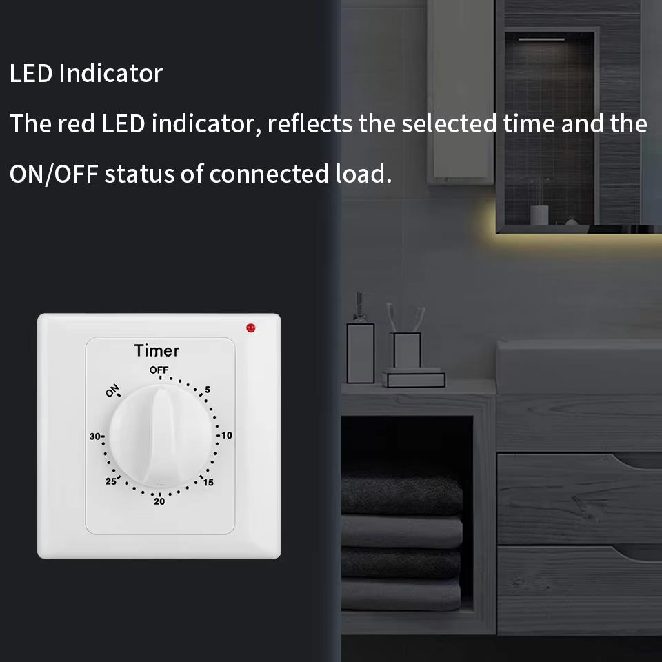 High Quality Mechanical Time Switch Electrical AC 220V Household Water Pump Countdown Timer Time Delay Switch3