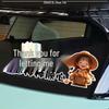 Thank You for Letting Me Wish You a Fruitful Journey - Creative Car Rear Windshield Sticker
