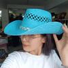 Cowgirl Hats for Women Straw Cowboy Hat Western Beach Sun Hat with Shapeable Brim for Coastal Cowgirl men hats