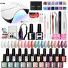 PHOENIXY Nail Set With Nail Lamp Nail Dryer Nail Drill Machine Manicure Set Kit Soak-off Nail Art Tool Set Poly Gel Nail Gel Polish Set