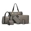 Multi-piece new pu fashion mother and child bag six-piece set portable shoulder messenger women's bag