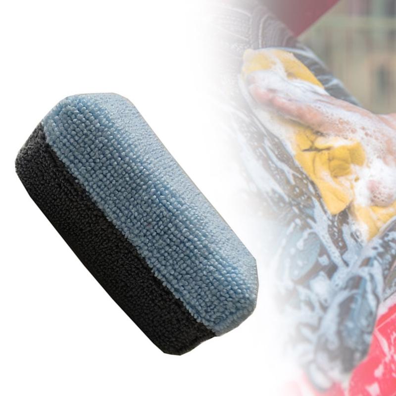 Pack Of 3 Microfiber Applicators High Absorbency & Reusable Designs Double  Sided Microfiber Sponges set for Car Coating