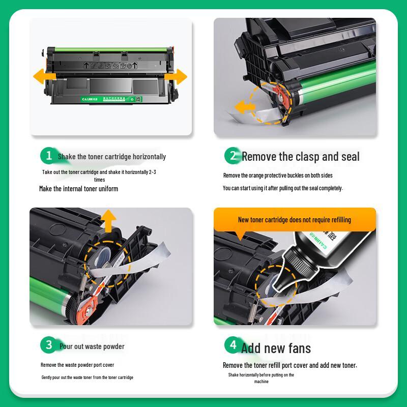 Compatible LDX251 Black High-Yield Toner for Lenovo LJ6500/LJ6600 Series