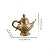 Dragon Teapot Figurine Traditional Chinese Antique Style Sculpture Brass Tabletop Ornament
