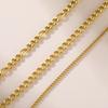 Sipuris Custom Necklace Women Jewelry Stainless Steel Golden Choker Cuban Chain Heart Ribbon Nameplate Pendant Necklace