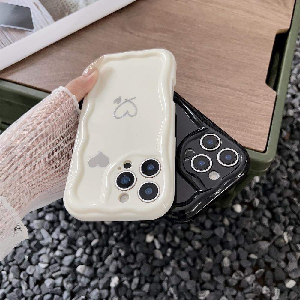 Double Love Heart Pattern Mobile Phone Case Suitable for iPhone 17 16 15 14 13 12 11 Pro/ Max /Plus Anti-fall and Shockproof