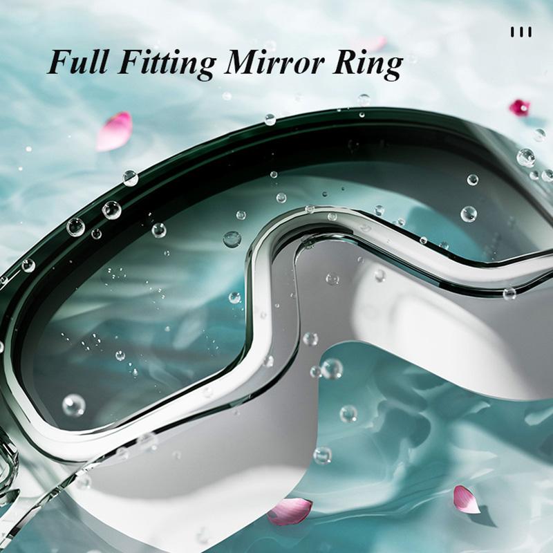 Anti Fog Swimming Goggles HD Waterproof Large Frame High Quality Swimming Glasses for Adults Pool Sports Swimming Goggles