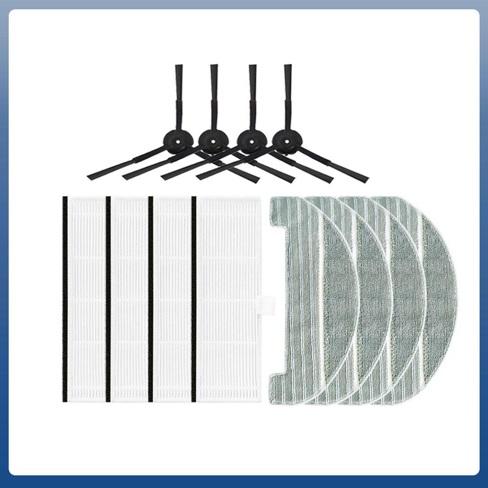 Spare Parts For Ultenic T10 Robot Vacuum Cleaner Accessories Main Brush Side Brush Hepa Filter Dust Bag Mop Rag Cloth