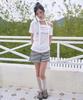 THE GREEN LAB Striped Shorts [White]