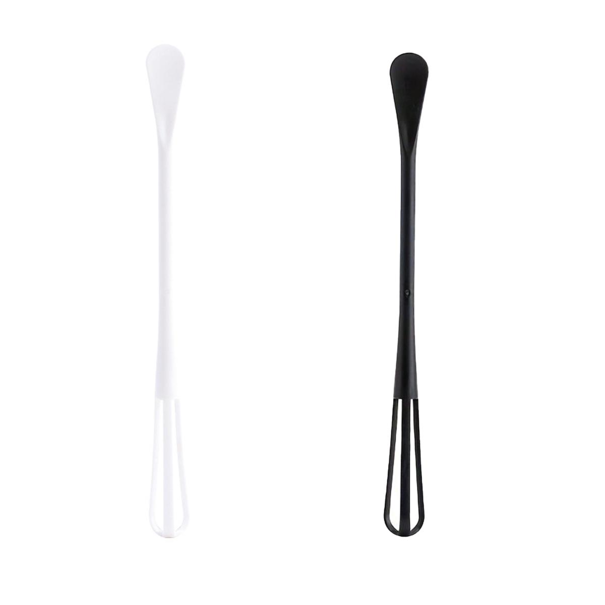 

3pcs 2-In-1 Egg Whisk And Teaspoon For Effortless Mixing And Stirring - Perfect For Chopping, And Whipping Cream And Ice Cream