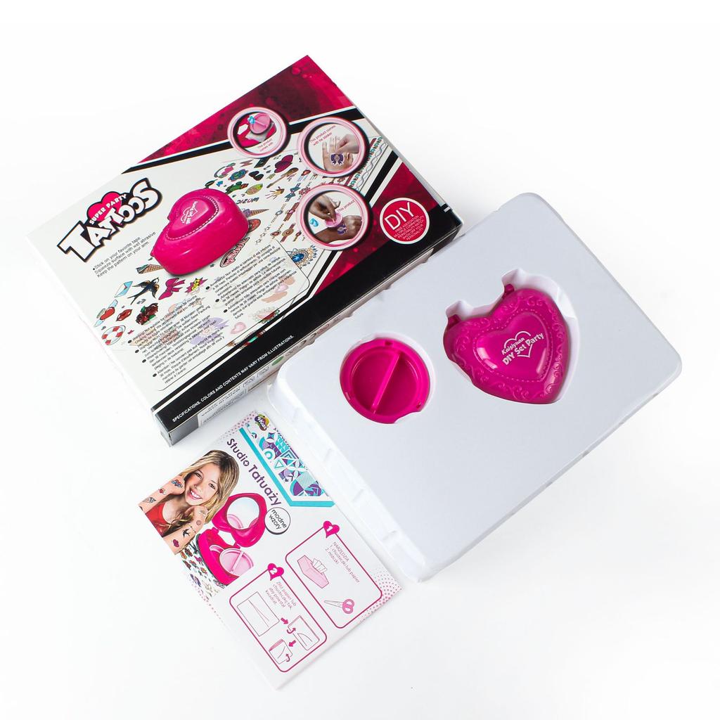 Kinder DIY Handgemacht Spaß Machen Tattoo Aufkleber Mädchen Spielhaus Lernspielzeug