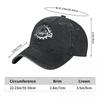 Laibach, Industriel Avant-Garde, Dark Wave, Chapeau en jean Engrenage & Croix Design Respirant Chapeau d'été Casquette de Baseball Hommes
