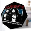 1PC Queen Bohemian Rhapsody Automatic Open/Close, 8-Rib Durable Frame Compact Travel Umbrella for Men & Women S1222045