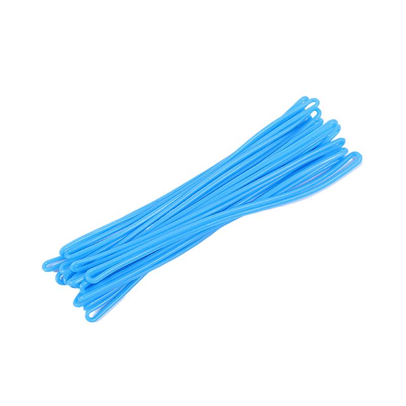 50Pcs Travel Tags Plastic Bag Loops Colorful Luggage Id Label Strap Holder Lanyard Portable Travel Accessories