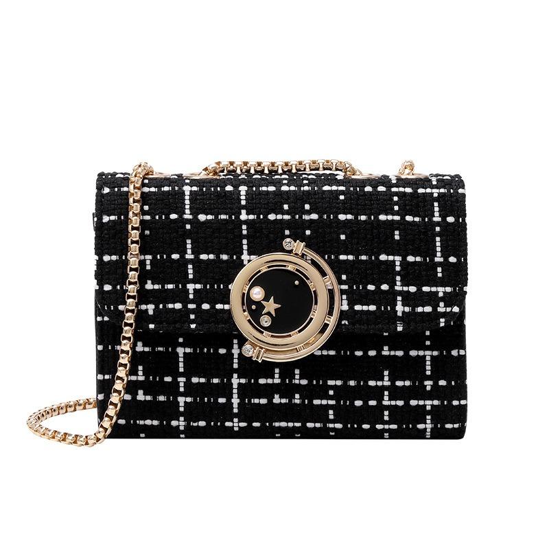 Autumn and winter new fresh woolen fashion women's bags trendy casual woven shoulder messenger bags