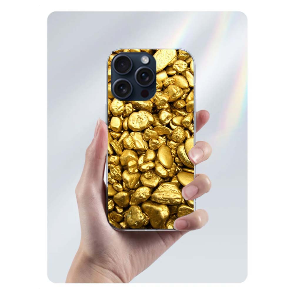 Gold Bar Wealth and Finance Clear Phone Case For Iphone 17 Air 16 Pro Max 15 Pro 14 Plus 17E 16E 11 13 12 Mini Cover Cases Funda
