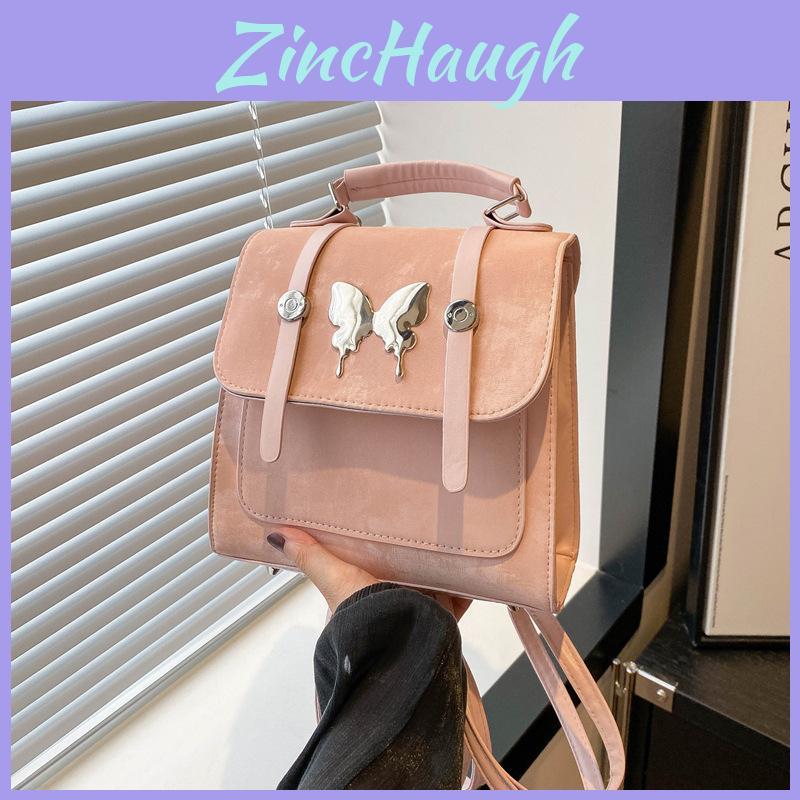 Street Style Womens Pu Backpack With Durability Features For Travel And School