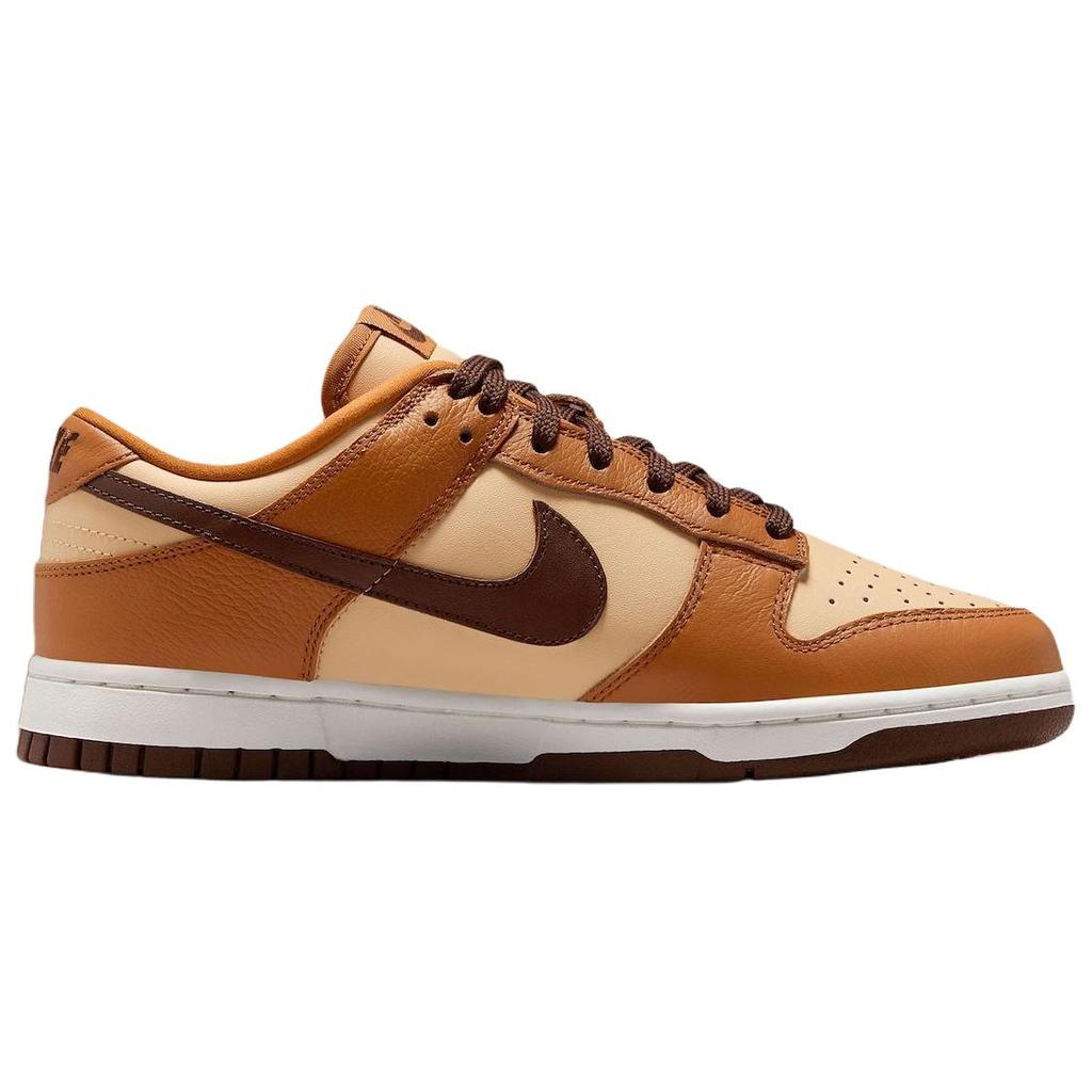 New Nike Dunk Abrasion Resistant Low Top Skateboard Shoes Women's Beige Brown HQ7487-700