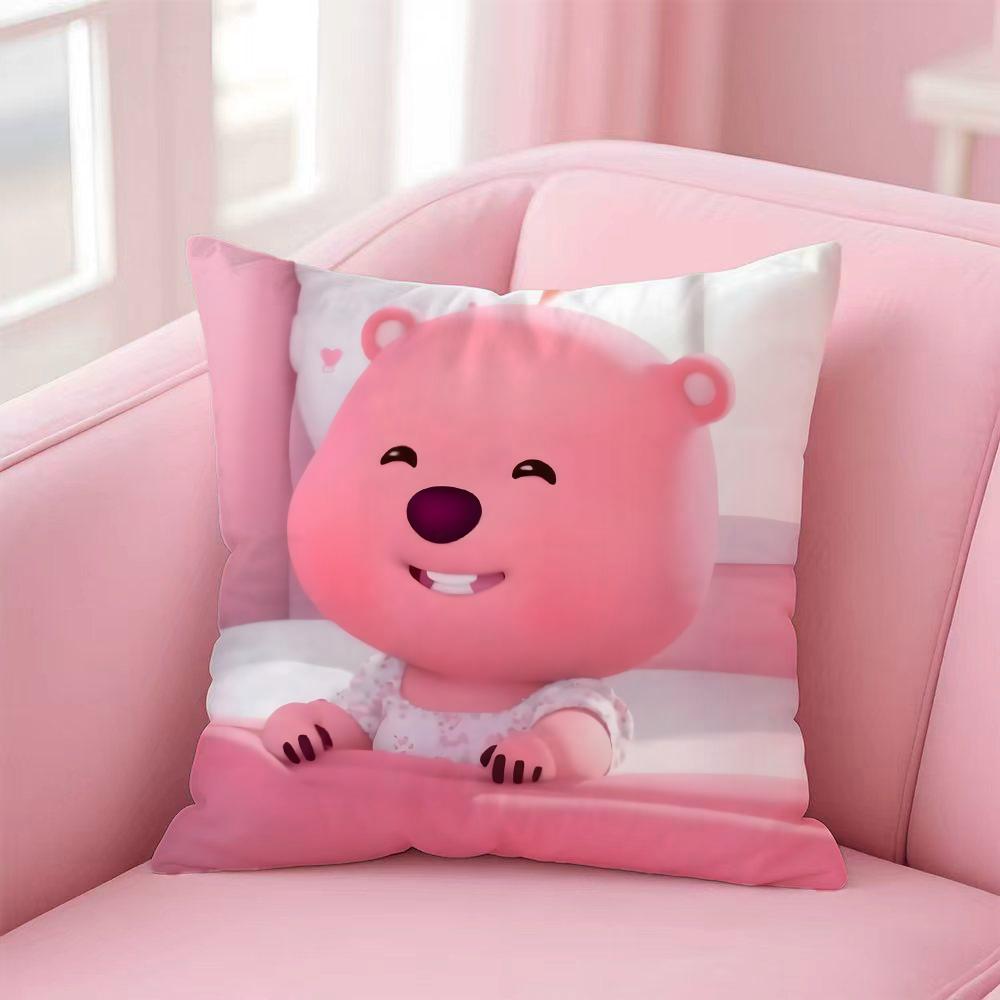 Trending LLoopyable Cushion Cover Premium SkinFriendly Pillow Case MultiPurpose for Home Office Travel