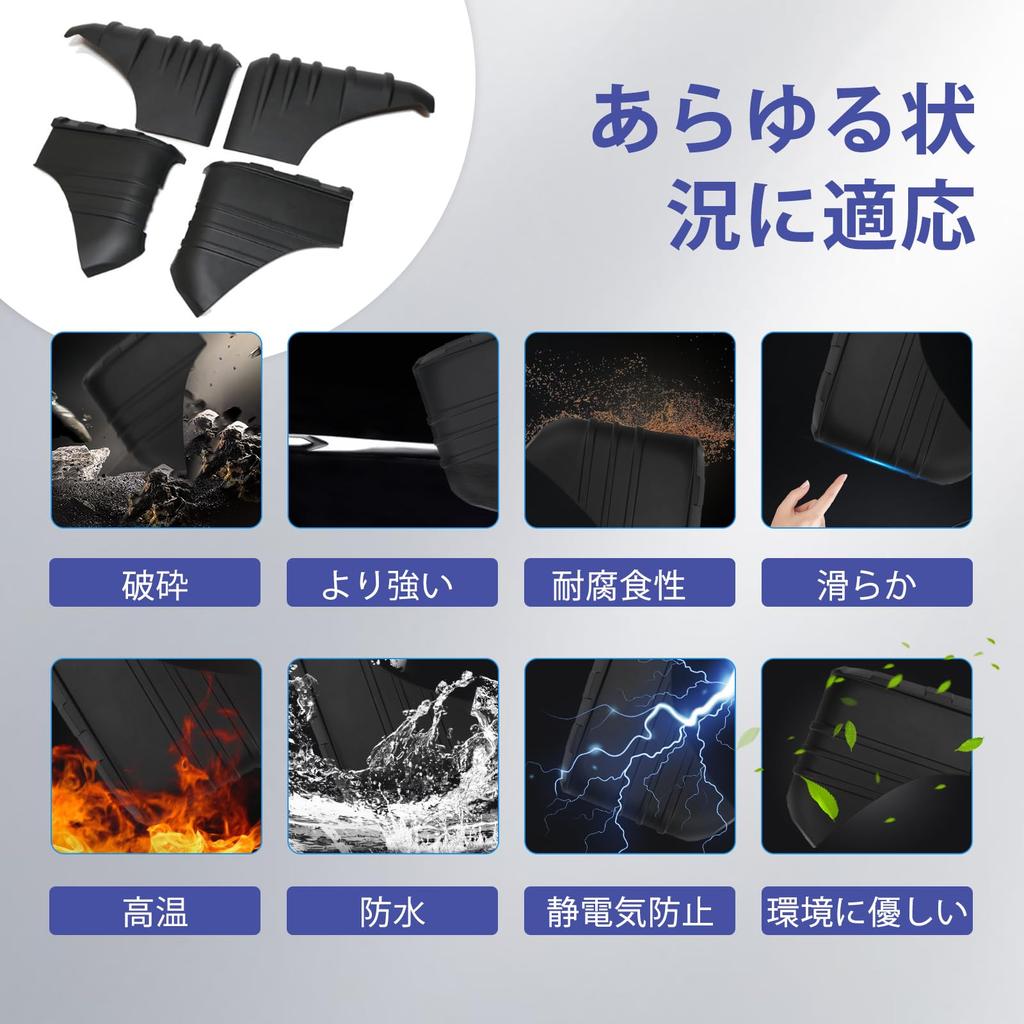 SYAYOUHIN Front Corner Cover Set and Right for Jimny Features Noise Collision and Easy Enhanced Wind Noise and Outdoor Vehicle Customizable Exterior