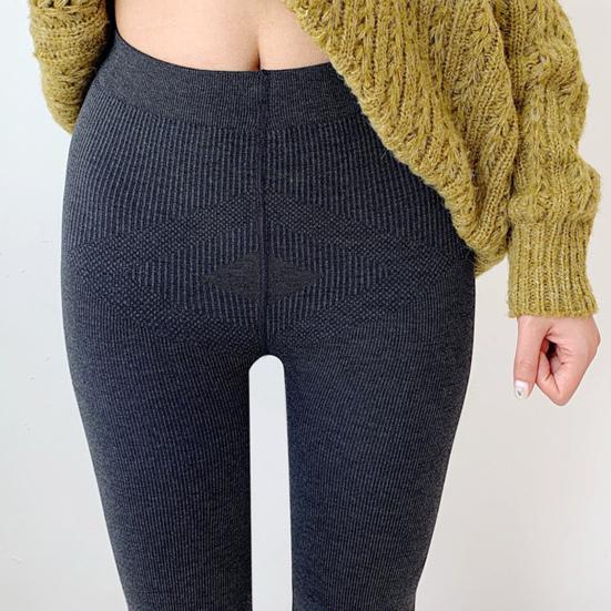 Women Pantyhose High Elasticity Tight Fit Body Curve Enhancing Bottom Pants Autumn Winter Velvet Lined Leggings