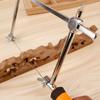 With 5pcs Blades Pull Flower Saw U-Shape Manual Wire Saw Durable Mini Hand Saw Wire  Woodworking